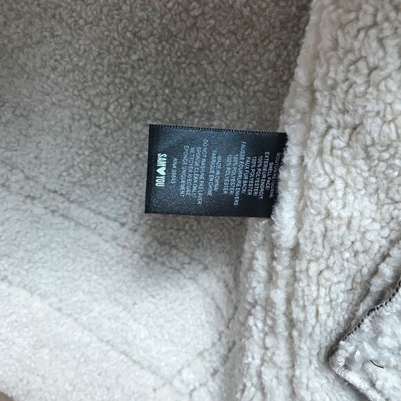 Sam Edelman Faux Leather & Faux Shearling Moto Jacket (S) - Picture 7 of 11